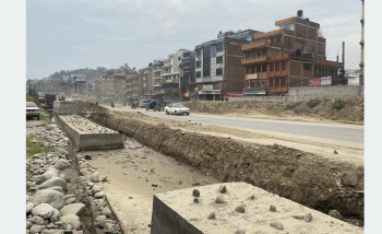 साँगा–धुलिखेल सडकः पुलबजार खण्डमा स्तरोन्नति सुरु