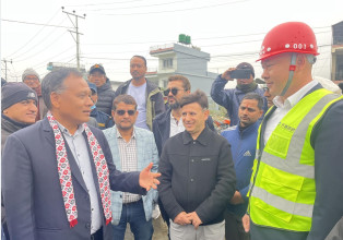 मुग्लिन-पोखरा सडक शीघ्र सम्पन्न गर्न मन्त्री घिसिङको निर्देशन