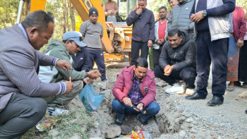 कालिका नगरपालिकाको चक्रपथ: गैरीबारी, चापागौँडीदेखि शेरबास सडक शिलान्यास