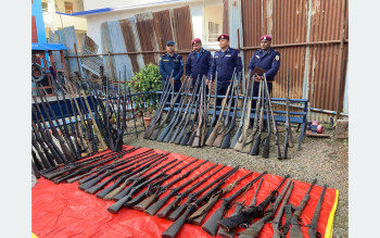 बागलुङमा ११५ थान भरुवा बन्दुक बरामद