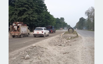 विटुमिनको मूल्य बढ्दा एसियन राजमार्ग कालोपत्र अलपत्र