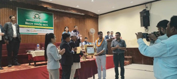 अनलाइन खबरकर्मी पराजुलीलाई उत्कृष्ट सीजेएन राष्ट्रिय सहकारी पुरस्कार 