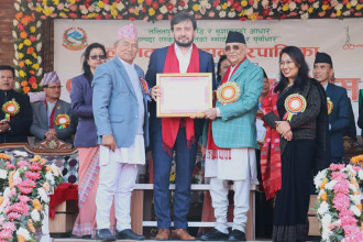एनसेल उत्कृष्ट करदाताका रूपमा सम्मानित 