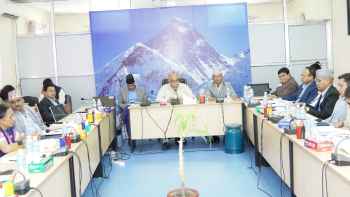क्षति न्यूनीकरणका लागि पूर्वसूचना प्रणाली सरकारको प्राथमिकतामाः मन्त्री खड्का