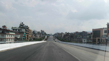 ग्वार्को फ्लाई ओभरको मुख्य संरचना निर्माण सकियो