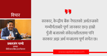 बैंकर र व्यवसायी छुट्याइए बैंकिङ क्षेत्र राजनीतिक हस्तक्षेपको सिकार हुने खतरा