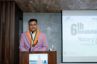 रोटरी न्यातपोलको अध्यक्षमा विष्णुकान्त घिमिरे, कफी खेती प्रवर्द्धन गर्न किसानसँग सहकार्य गरिने 