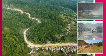 दाउन्नेको सास्तीः पानी पर्दा चिप्लो, नपर्दा धूलो (भिडियो/तस्विर) 