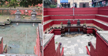 १६औं शताब्दीमा बनेको सौगा हिटी रोटरी न्यातपोलाको अगुवाइमा सफाइ र रङरोगन