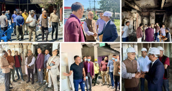 अर्थमन्त्री खनालले देखे विध्वंस, व्यवसायीले पाेखे पीडा- आन्दोलनले छोड्यो गहिरो दाग