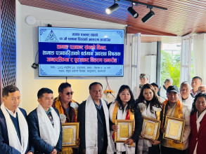 तामाङ पत्रकार संघको स्थापना दिवसमा चार जना पत्रकार पुरस्कृत