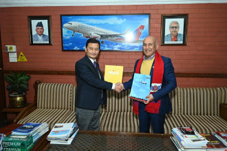 वायुसेवा निगम र नेपाल पर्यटन बोर्डबीच साझेदारी, पर्यटन प्रवर्द्धनमा सहकार्य गर्ने