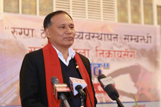 अध्यदेशमार्फत सार्वजनिक खरिद ऐनको दफा ५९ को उपदफा ८ सच्याइँन्छ: मन्त्री घिसिङ