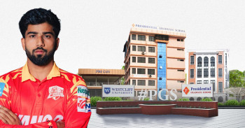 एनपीएलका इमर्जिङ प्लेयर तिलकलाई प्रेसिडेन्सियल कलेजद्वारा १५ लाखको स्कलरशिप