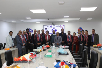 सर्वोत्कृष्ट करदातालाई नेपाल उद्योग परिसंघको सम्मान