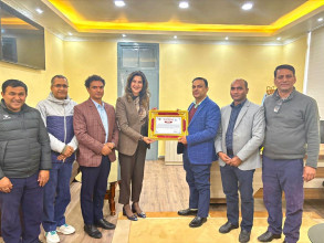 जेनजी आन्दोलनबाट क्षतिग्रस्त सरकारी कार्यालयलाई नाइमाको सहयोग, झ्याल-ढोकादेखि कम्प्युटरसम्म हस्तान्तरण