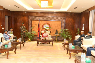 बालुवाटार बैठकमा शीर्ष नेतालाई प्रधानमन्त्रीले भनिन्ः यो घर तपाईंहरूकै हो, निर्वाचन सफल पारौँ