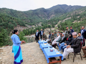 निर्वाचनपछि धन्यवाद दिँदै विकट जिल्लामा प्रधानमन्त्री कार्की