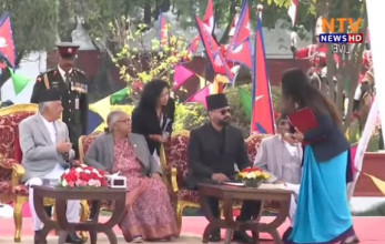 प्रधानमन्त्री बालेन शपथपत्रमा हस्ताक्षर गर्ने कलम नभेटिएपछि अलमल