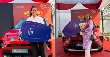 भाटभटेनीमा सामान किनेका दुई जनाले जिते टाटा पन्च ईभी