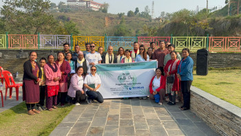 वल्डलिंक कम्युनिकेशन्सको सामाजिक उत्तरदायित्व कार्यक्रमः पृथ्वी दिवसको अवसरमा डस्टबिन हस्तान्तरण