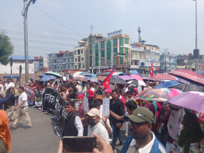 'डोजर आतंक बन्द गर' भन्दै देशभरका सुकुम्वासी बुटवलमा, सरकारविरुद्ध प्रदर्शन