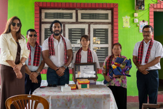सहिदपुत्रीको सपनामा साथ दिन घरमै पुगे अक्षय गोल्याण, मासिक ४० हजार रुपैयाँ दिने