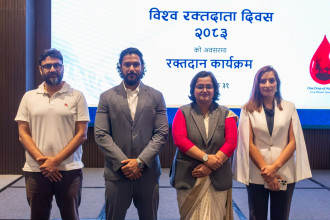 गोल्याण ग्रुपको रक्तदानमा सांसद रञ्जु दर्शनाले भनिन्–व्यवसायलाई समाजसँग जोड्नु प्रशंसनीय