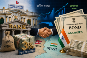 बैंकिङ क्षेत्रमा थुप्रियो तरलता, भारतीय ऋणपत्रमा लगानीको बाटो खोल्ने कि?