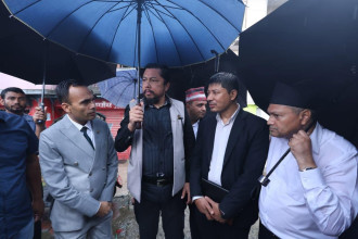 अव्यवस्थित तार हटाउने कार्यप्रगतिबारे दुई मन्त्रीको संयुक्त अनुगमन, चाँडो सक्न निर्देशन
