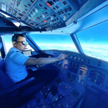 एयरबस ३२० को पहिलो नेपाली परीक्षक बने पाइलट दीपु ज्वारचन