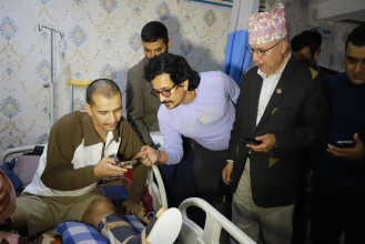 जेनजी आन्दोलनका घाइतेले दिए अस्पतालमै मतदाता बायोमेट्रिक विवरण