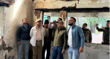 पाँच महिनापछि पूर्वगृहमन्त्री जलेको पुर्खौली घरमा