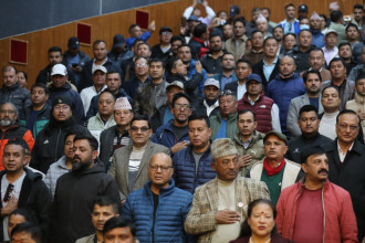 केन्द्रीय समितिलाई दबाब दिन कांग्रेस महाधिवेशन प्रतिनिधिको भेला (तस्बिरहरु)