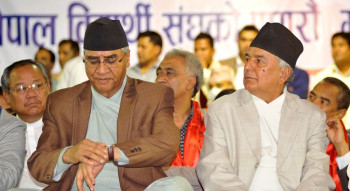 राष्ट्रपति पौडेललाई भेट्न शीतलनिवास पुगे सभापति देउवा, कांग्रेस विवादबारे छलफल गर्ने