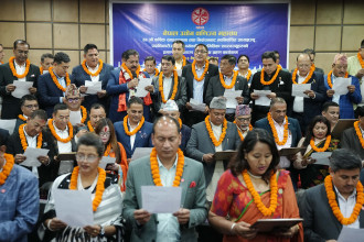 नेपाल उद्योग वाणिज्य महासंघ पदाधिकारीले लिए शपथ (तस्बिरहरु)
