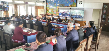 सभामुखले गरे संसदीय समितिका सभापतिसँग छलफल