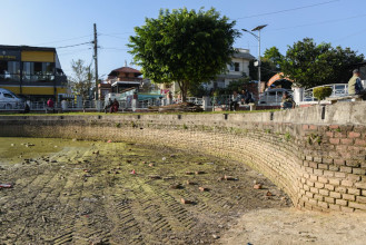 क्षमापूजा गरेर सुरु भयो ऐतिहासिक गहना पोखरीको पुनर्निर्माण (तस्बिरहरु)