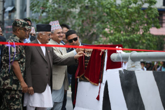 ग्वार्कोको फ्लाई ओभरमा अब गाडी सरर‍..., प्रधानमन्त्री ओलीले गरे उद्घाटन