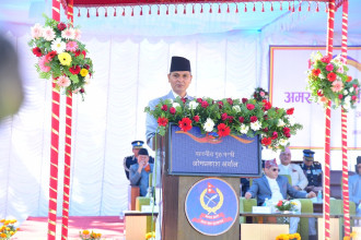 प्रहरी कार्यालय जेनजी प्रदर्शनकारीले जलाउँदा स्रोत–साधन अभावः गृहमन्त्री अर्याल