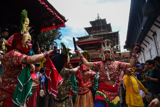 काठमाडौं उपत्यकामा इन्द्रजात्राको रौनक (तस्बिरसहित)