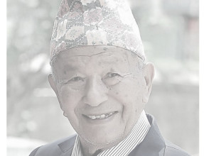 पूर्वप्रधानन्यायाधीश श्रेष्ठलाई पितृशोक