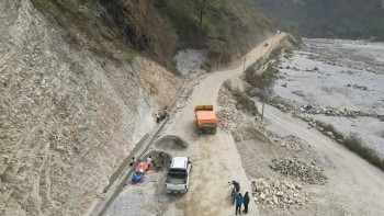 कालीगण्डकी करिडोरको प्रगतिः १५ महिनापछि बेनी–मालढुंगा खण्ड निर्माणले लियो गति