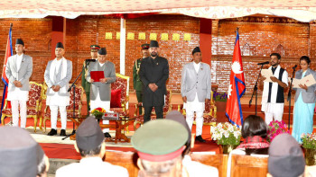 नवनियुक्त दुई मन्त्रीले लिए शपथ