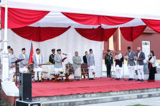 नवनियुक्त चार जना मन्त्रीले लिए शपथ