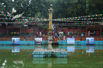 नागपोखरीमा नागपूजा
