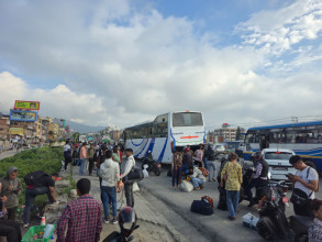 काठमाडौँबाट दुई दिनमा ८० हजार यात्रु बाहिरिए