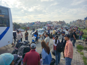 दसैँपछि राजधानी फर्किने यात्रुबाट बढी भाडा लिनेलाई कारबाही