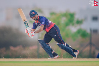 नेपालले अमेरिकालाई दियो २७२ रनको लक्ष्य