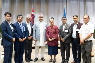राष्ट्रसंघीय मन्त्रीस्तरीय सम्मेलनमा पौडेलको सम्बोधन, नेपालको स्वास्थ्य क्षेत्र सुधारबारे विश्व समुदायलाई अवगत 